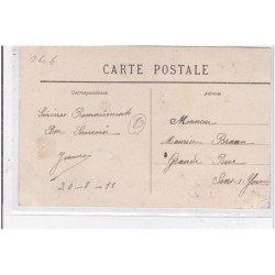 CUSSY LES FORGES : courrier de Quarré à Avallon arrivant à la Poste - très bon état