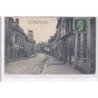 LA FERE : en 1919 rue du bourget et la poste - tres bon etat