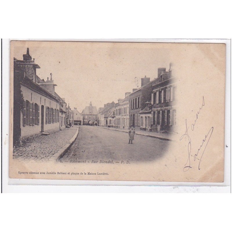 RIBEMONT : rue blondel - tres bon etat