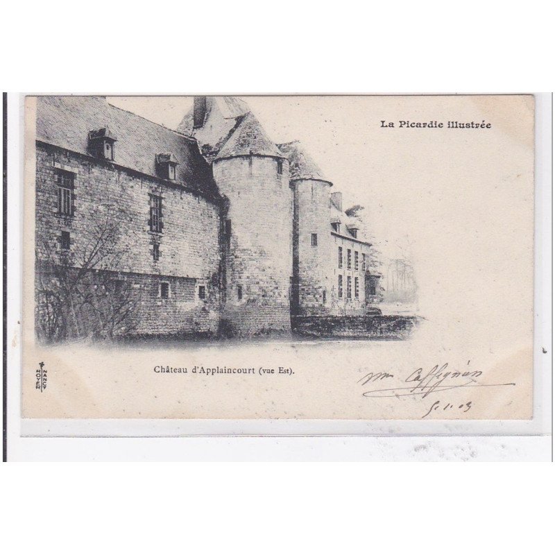 APPLAINCOURT : chateau d'applaincourt - tres bon etat