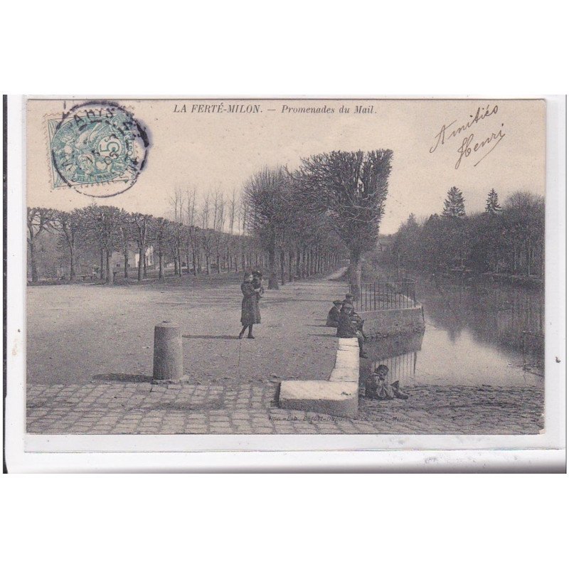 LA FERTE-MILON : promenades du mail - tres bon etat