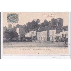 LA FERTE-MILON : hotel de ville et place du mail - tres bon etat