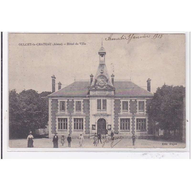OULCHY-le-CHATEAU : hotel de ville - tres bon etat