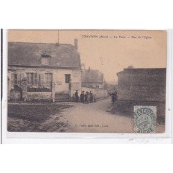 COUVRON : la porte, rue de l'eglise - tres bon etat