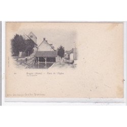 BLANZY : place de l'eglise - tres bon etat