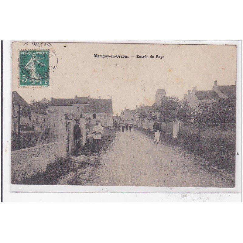 MARIGNY-en-ORXOIS : entrée du pays - tres bon etat