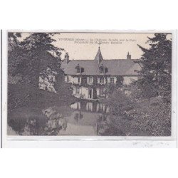 VIVIERES : le chateau facade sur le parc propriété de mr.henry bataille - tres bon etat