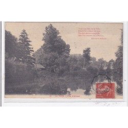 LA FERE : l'ile d'amour (toillée) - tres bon etat