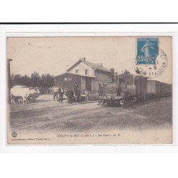 NEUVY-le-ROI : La Gare - état