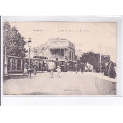 ROYAN: le café des bains et de decauville, tramway - très bon état