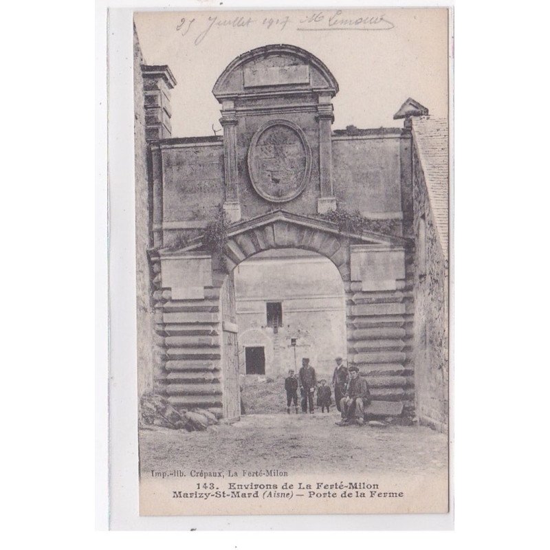 MARIZY-St-MARD : porte de la ferme - tres bon etat