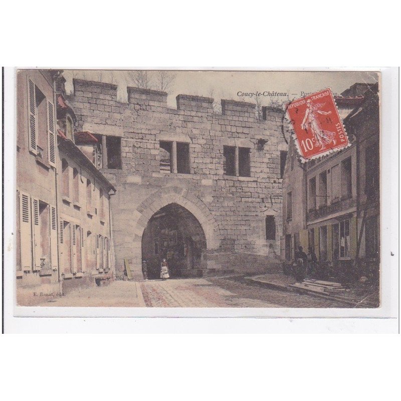 COUCY-le-CHATEAU : porte - etat