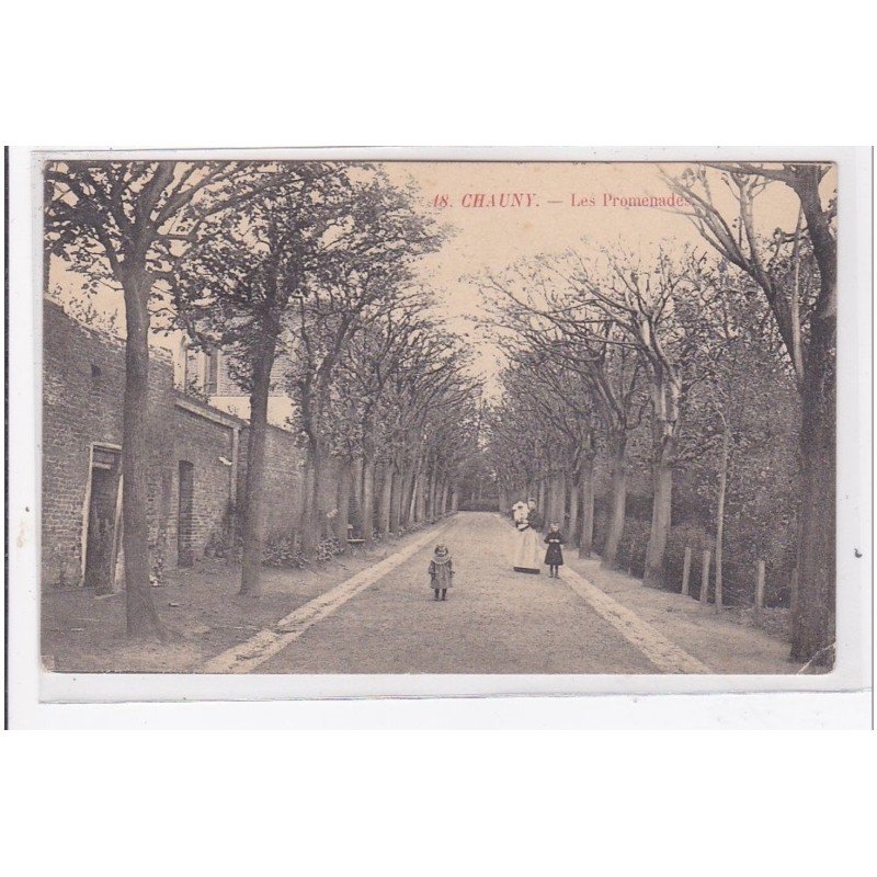 CHAUNY : les promenades - etat