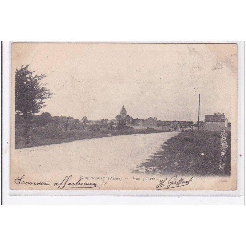 GUIGNICOURT : vue generale - tres bon etat