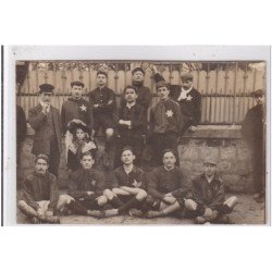 SAINT OUEN : carte photo d'une équipe de football - très bon état