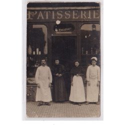 PACY SUR EURE : carte photo de la pâtisserie TRESEGUET - bon état