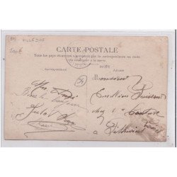 VILLEJUIF : carte photo d'un attelage - très bon état
