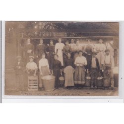 LONGUE : carte photo de la laiterie du vieux bourg - très bon état