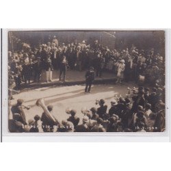 ARGENTEUIL (voir Sartrouville) : carte photo d'une fête (apéritif - concert) - très bon état