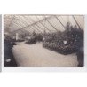IVRY sur SEINE : carte photo du stand Leveque et fils aux serres de la ville de Paris (horticulture) - très bon état