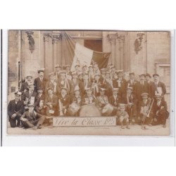 JUZIERS : carte photo de conscrits en 1925 - très bon état