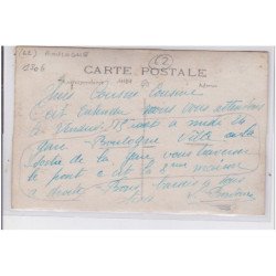 BOULOGNE SUR MER : carte photo d'un café restaurant hotel - très bon état