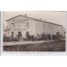 SOMMIERES : carte photo du marchand de vin GAUSSEN (café de la gare) - bon état (manque au dos)