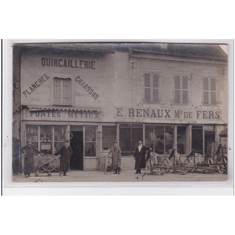 CHALONS SUR SAONE : carte photo de la quincaillerie RENAUX - très bon état