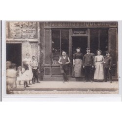 PARIS 9 ème : carte photo du marchand de vins LIAUBET - a côté du 6 rue Condorcet - très bon état