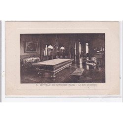 MARCHAIS : chateau de marchais, la salle de billard - tres bon etat