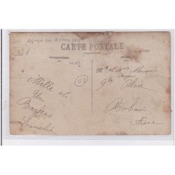 BOHAIN EN VERMANDOIS : carte photo d'installation de vitrine et magasin  FONTAINE ROUILLARD - très bon état
