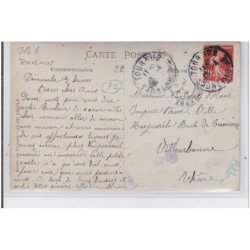 TOURNUS : carte photo du magasin de confections MORIN CORMOD au 13 rue du centre - très bon état