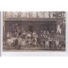 PERSAN BEAUMONT ? : carte photo d'un groupe et d'un phonographe - très bon état