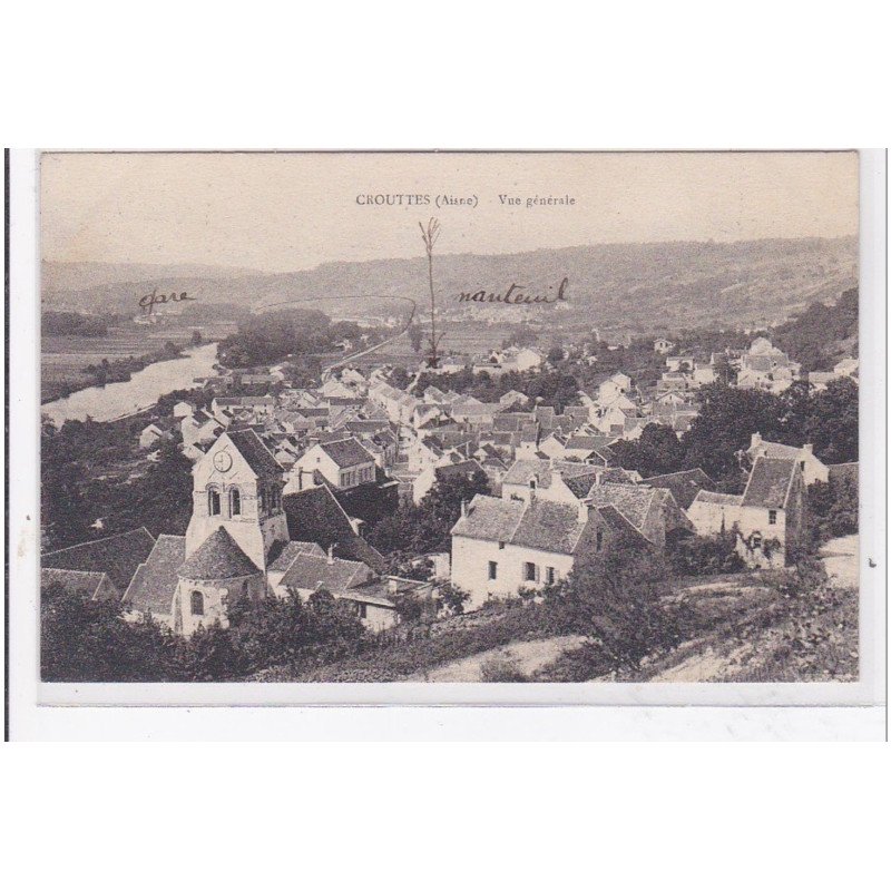 CROUTTES : vue generale - tres bon etat