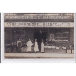 NICE : carte photo de la Grande Epicerie Marcel Camous au 27 avenue Notre Dame - très bon état