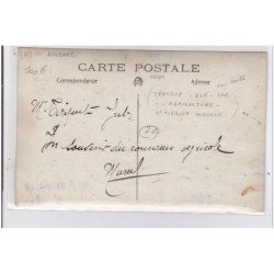 AUXONNE : carte photo du stand TIRQUIT au concours agricole - très bon état