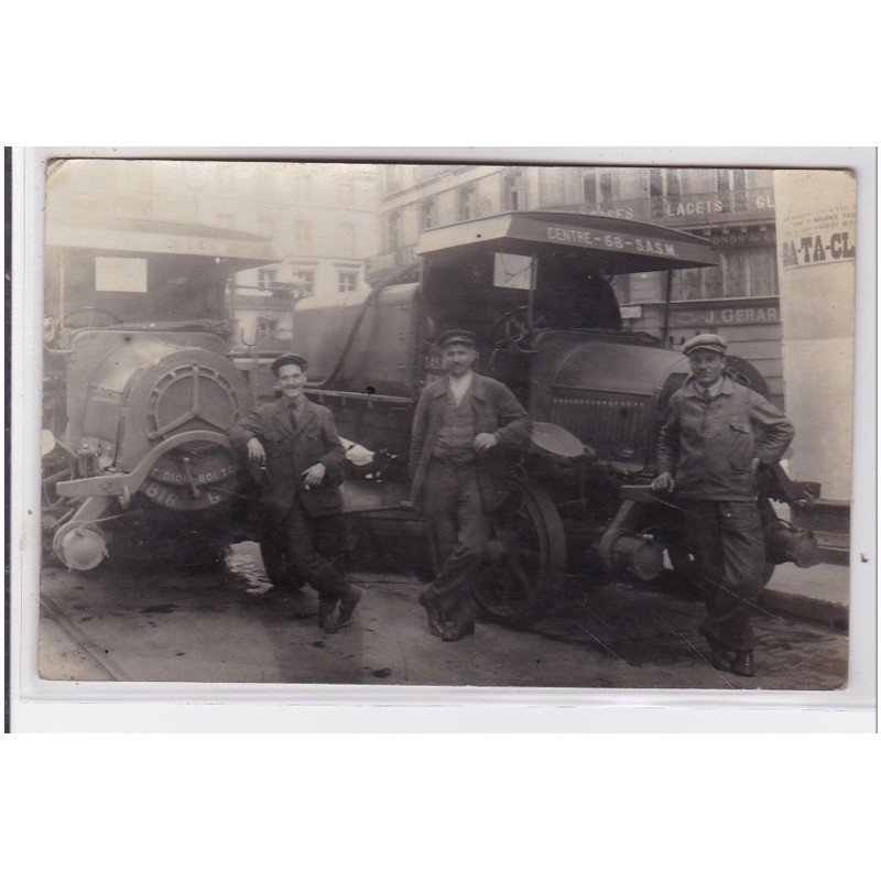 Matériel de voirie en service à la ville de Paris (cliché pris à Paris)(De Dion - SASM) - très bon état