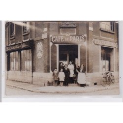 MAURECOURT : carte photo de la maison DAVOUST (rue de Paris) - bon état (un coin plié)