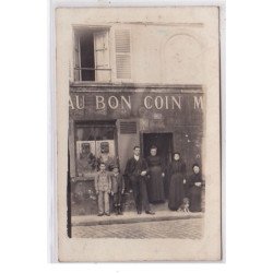 VILLEJUIF : carte photo du magasin """"au Bon Coin"""" - très bon état