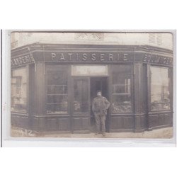 LINDURS EN HUREPOIX : carte photo de la patisserie LHOSTE - très bon état