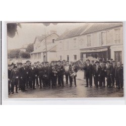 VINCENNES : carte photo de la fanfare (musique municipale) - très bon état