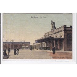 PERPIGNAN : la gare - toillée - très bon état