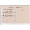 CHATEAUDUN : carte postale publicitaire pour l'entreprise de déménagements RICHARD (camion - Schneider) - très bon état