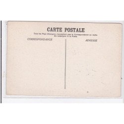 BRIANCON : transport d'un malade sur le traineau improvisé chasseurs alpins militaires - tres bon etat