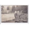 VAINE ? : a localiser - carte photo d'un barrage détruit vers 1911 - très bon état