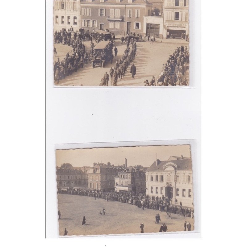 CHARTRES : lot de 2 cartes photo - très bon état