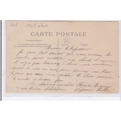 TOURBES : le jeu de boules devant la maison Keller (avenue de la gare) - état (un pli dans la largeur)