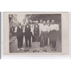 Carte photo de la rencontre des joueurs de boules de Bayonne et de Larressore - bon état