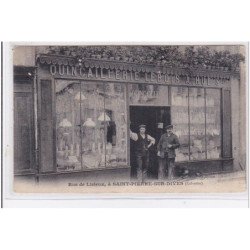 SAINT PIERRE SUR DIVES : la quincaillerie LEBOIS rue de Lisieux - très bon état
