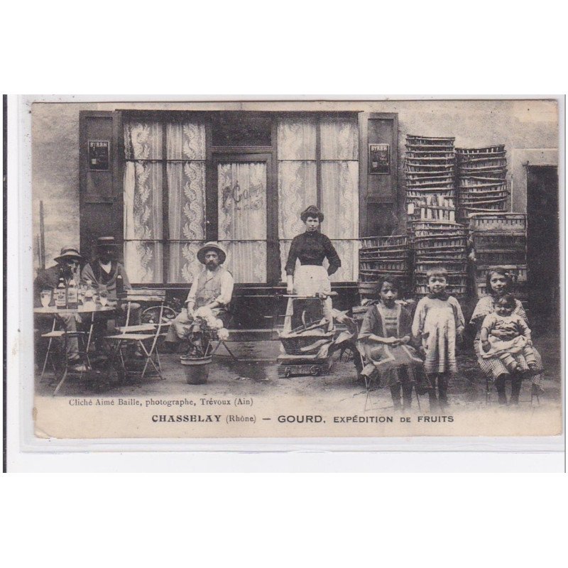 CHASSELAY : expedition de fruits GOURD - bon état (un coin abimé)